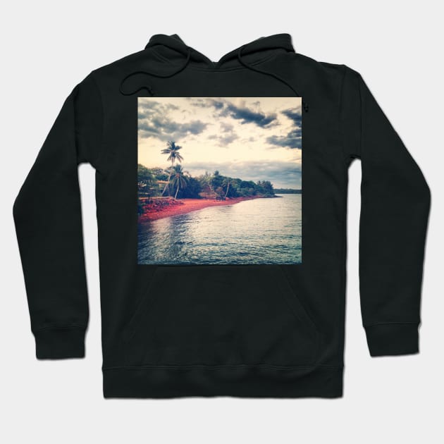 Indo Pacific Coastline Hoodie by wanungara